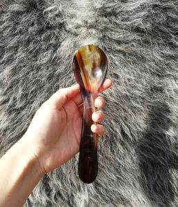 Cuchara de cuerno de búfalo de diseño hermoso recién llegado para uso en restaurante Precio de venta a granel desde India - Product Image 3