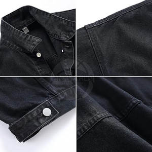 Chaquetas vaqueras de invierno transpirables y a prueba de viento de estilo callejero para hombres Servicio OEM para adultos de marca privada - Product Image 4