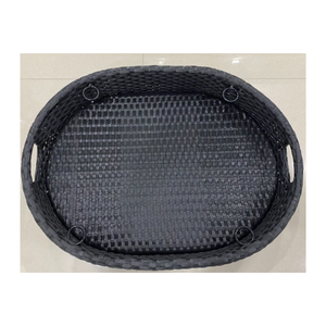 ถาดหวายเทียมลอยน้ำคุณภาพสูงถาดกันน้ำทำจากหวายลอยน้ำใช้รับประทานอาหารบนสระน้ำ - Product Image 2