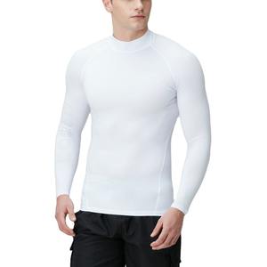 Rashguard de sport professionnel pour homme, manches longues, compression, vêtements de course, entièrement sublimé - Product Image 1