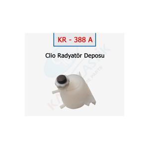Renault Clio Kangoo Logan <b>Radiator</b> Expansion & Overflow Tank with <b>Cap</b> Model KR-388A 7701470460 - Product Image 1