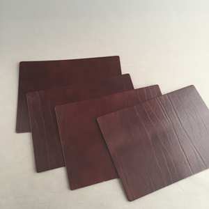 Waterproof Eco-Friendly Luxury Genuine Leather <b>Place</b> <b>Mat</b> for Restaurant Dining Table Durable Heat Resistant Non Slip Washable - Product Image 2