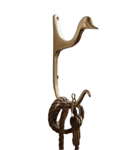 Gold Polished Wall Hook Exclusive Design Wall Mounted Adhesive Hook Wall Mounted Hook Multipurpose Usage - Product Image 3