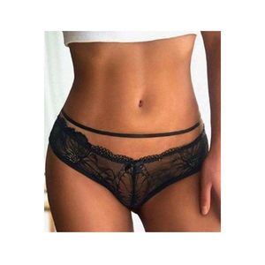 Biancheria intima donna fantasia perizoma perfetto autunno D194 nero-KRC2739-7826