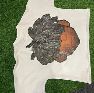 Camiseta personalizada de alta calidad de gran tamaño Boxy Fit, camiseta de Hip Hop recortada con hombros caídos sin costuras para hombres y mujeres - Product Image 2