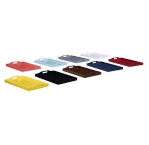 Handmade Wooden <b>Tray</b> in Bold Red Color with Sleek Rectangular Shape and Smooth Finish Ideal for <b>Serving</b> and Display - Product Image 2