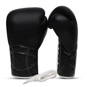 OEM de diseño personalizado de cuero de la PU Super guantes de boxeo con cordones Nueva llegada suave acolchado guantes de entrenamiento MMA - Product Image 3