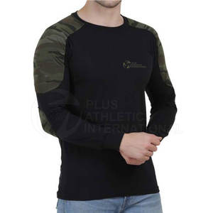 Vêtements de fitness Fit t-shirts à manches longues personnalisés course à manches longues t-shirts d'entraînement col rond Fitness t-shirt - Product Image 2