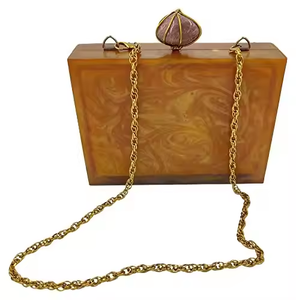 Chaîne de sac à main de soirée Candy Stone Meilleure qualité Fabriqué par l'artisanat du croissant - Product Image 4