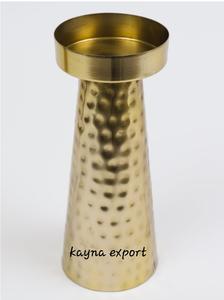 Candelabro de metal chapado en oro decorativo de lujo, decoración para el hogar y el restaurante, portavelas decorativo de mesa de oro largo - Product Image 4