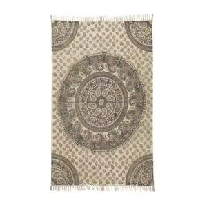 Traditional Dhurrie Cotton <b>Rug</b> Flat Weave Handmade Carpet with Heritage Touch for Cultural Decor or Home Style For Bulk Supply - Product Image 6