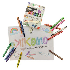 Crayones Triangulares de Colores, Paquete de 12 Piezas - Product Image 5