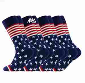 Wholesale Men's Cotton Crew <b>Socks</b> Solid Colorful Custom Logo Knitted Technique for <b>Winter</b>-Low MOQ - Product Image 4