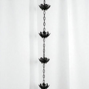Decorative Metal Rain Chain for Outdoor Gutter Downspout Garden Water Feature Yard Decoration Home Patio Rustic Accent Design - Product Image 4