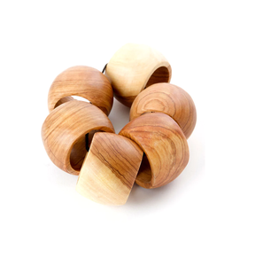 Servilletero de madera hecho a mano, soporte de anillo de servilleta de la mejor calidad con aspecto de diseñador para Decoración de mesa y venta - Product Image 3