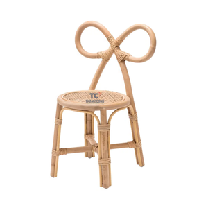 เก้าอี้หวายเด็กน่ารักแบบเวียดนามสำหรับเด็กทารกเนอสเซอรี่หวายสีรุ้งแฮนด์เมด - Product Image 2