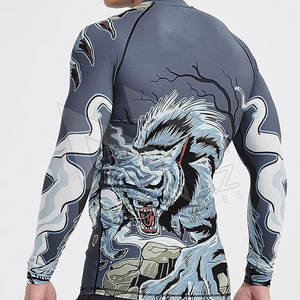 การออกแบบระเหิดที่กําหนดเองยามผื่นทั้งขายราคาถูกคุณภาพสูง BJJ และ MMA แผ่นยามผื่น Jiu Jitsu แผ่นยาม - Product Image 4