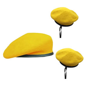 Boina de Algodón 100% de Primera Calidad de Pakistán, Sombrero de Campo de Lana 100% al por Mayor con Parche de Logotipo Personalizado - Product Image 3