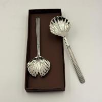 Ensemble de couverts en métal au design unique, lot de 2, fabriqué à la main pour une utilisation domestique en cuisine, ensemble de cuillères en métal, fournisseur en gros à bas prix