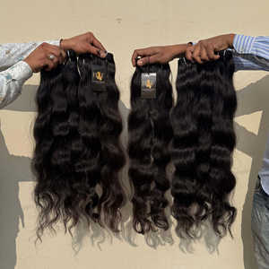 Vendeurs de cheveux humains de vison brésilien bruts vierges de haute qualité Paquets de cheveux bouclés ondulés noirs naturels Type de cheveux indiens - Product Image 2