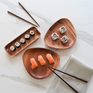Juego de platos para servir la cena, precio más económico, platos de madera, juegos de vajilla compostables para catering de alimentos - Product Image 1