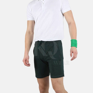 Trendy Casual <b>Men</b> <b>Shorts</b> 100% Cotton Solid Eco-Friendly Breathable Quick Dry Lightweight Outdoor Sports Gym Workout Fitness Wear - Product Image 5