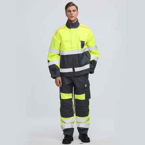 Bán Buôn Xây Dựng Đồng Phục Ngọn Lửa Chống Cháy Hi VIS Phản Quang Quần Áo Hàn Phù Hợp Với Chống Cháy Phù Hợp Với - Product Image 1