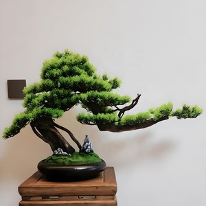 Planta bonsái de madera seca personalizada, hoja de árbol artificial colorida para decoración interior del hogar para Acción de Gracias y Navidad - Product Image 4