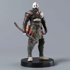 Figurine de dessin animé Kratos God of War Ragnarok en résine et PVC pour collectionner et décorer, idéale pour les enfants, emballage en boîte - Product Image 3