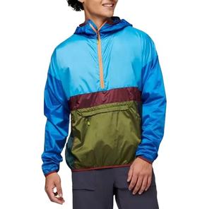 Pull-over coupe-vent respirant en polyester personnalisé Vestes décontractées à col montant Design pour grande taille Dernier automne - Product Image 2