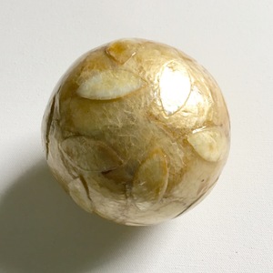 Sphères en nacre incrustées, prix de gros, artisanat, mosaïque de coquillages, décoration, sphères décoratives - Product Image 3