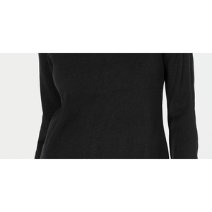 Maglione da Donna Karen Scott con Scollo a V, Traspirante e Caldo, con Applicazioni, Moda Autunno Inverno, Nero, Taglia S, Lavorazione Frontale in Ciniglia - Product Image 3