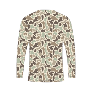 T-shirt à manches longues pour homme, impression par sublimation personnalisée, camouflage canard, chasse, pêche, athlétique, Trackstar, OEM, marque privée, TSI-G05-P0783 - Product Image 3