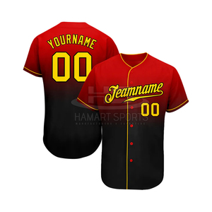 Camiseta de béisbol con botones y Media manga para hombre, camiseta de uniforme de béisbol con logotipo personalizado cómoda para hombre - Product Image 4