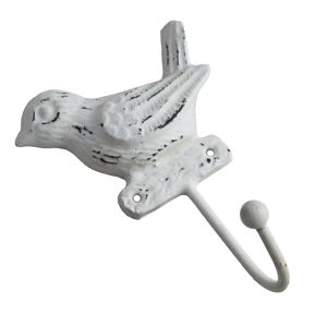 Antique White Colored Bird Design Metal Hooks and Hanger Wall Decoration <b>for</b> Hanging <b>Clothes</b> Coat Hat and Tools Design Hook - Product Image 1