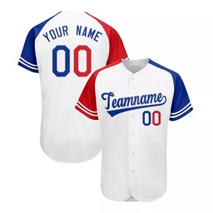 Nueva Camiseta de Béisbol Personalizada con Botones para Hombre Adulto, de Alta Calidad, 100% Poliéster, Antibacteriana, Transpirable, de Secado Rápido, para Deportes de Equipo - Product Image 2