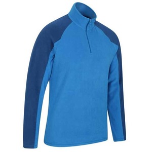 Jersey deportivo de gimnasio para hombre de primera calidad 220 GSM mezcla de algodón suave soporte media cremallera superior manga larga elegante transpirable ajuste logotipo personalizado - Product Image 4
