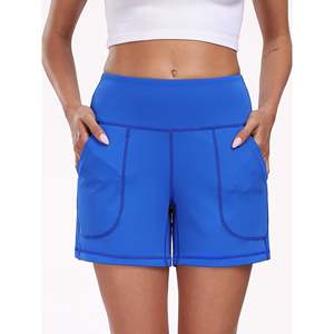 Pantalones cortos de mujer transpirables de alta elasticidad sin costuras elásticos duraderos pantalones cortos de gimnasio ropa deportiva Yoga Booty pantalones cortos para correr para mujer - Product Image 1