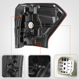 JOLUNG pour Ford Expedition 22-24, feux arrière halogènes à configuration élevée, cadre chromé, lampe arrière NL1Z-13405-<span class=keywords><strong>B</strong></span> NL1Z-13404-<span class=keywords><strong>B</strong></span>, paire - Product Image 2