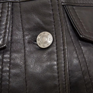 Nouvelle arrivée Veste en cuir satiné respirante pour femmes Mode automne personnalisable avec col montant Prix bas en gros - Product Image 6