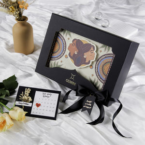 RTS Premium 12 Zodiac Art Paper <b>Box</b> <b>Gift</b> <b>Box</b> with Lid and Base for Handcrafted <b>Gifts</b> Presentation - Product Image 2