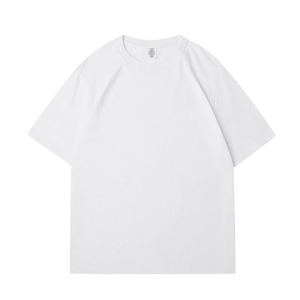 T-shirt régulier haute demande T-shirt homme 100% coton avec impression de logo personnalisé T-shirt uni blanc à col rond coupe ample pour hommes - Product Image 5