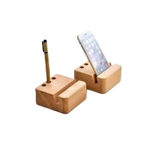 Hot Selling Elegant Square Wooden Mobile Holder Handmade Stand for Mobile/Tabletop for <b>Promotional</b> Tableware - Product Image 3