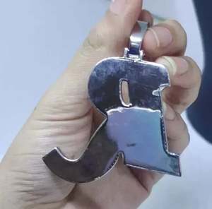 จี้เงินแท้ 925 รูปตัว 'R' แบบคลาสสิก ประดับเพชรทรงกลม 3 กะรัต ชุบทอง เหมาะสำหรับงานปาร์ตี้ - Product Image 3