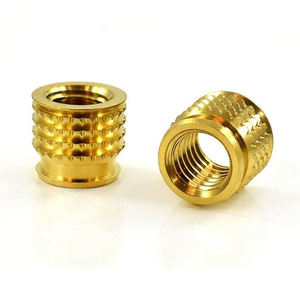 Inserto de latón en miniatura de precisión con diseño moleteado para un ajuste seguro y larga durabilidad a bajo precio - Product Image 3