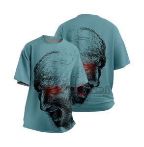 Conception graphique personnalisée en gros Impression O-Neck Down Shoulder T-shirt unisexe décontracté 100% coton pour hommes et femmes - Product Image 3