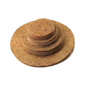 TOP Tapis de paillis en fibre de coco écologique Tapis d'anneau d'arbre Protection du sol contre les mauvaises herbes et croissance améliorée des plantes pour une utilisation agricole - Product Image 1