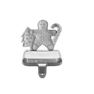 Soporte para medias clásico Casa de pan de jengibre Talla única Moldes pulidos a mano hechos a mano en acabado de peltre de Wisconsin - Product Image 5