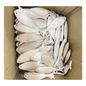 Poisson en bois artisanal chaud, meilleur prix pour un jouet de poisson en bois naturel durable pour les enfants, poisson en bois poli poisson en bois naturel - Product Image 2