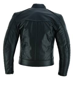 เสื้อแจ็กเก็ตมอเตอร์ไซด์หนังกันลมลายหนังวัวดีไซน์ด้านบน - Product Image 4